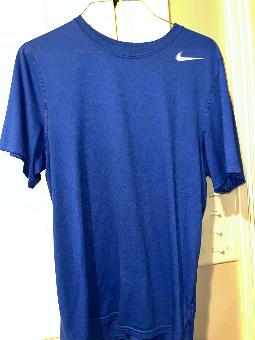 Nike Men’s Blue Athletic T-Shirt Short Sleeve Dri-Fit Size S